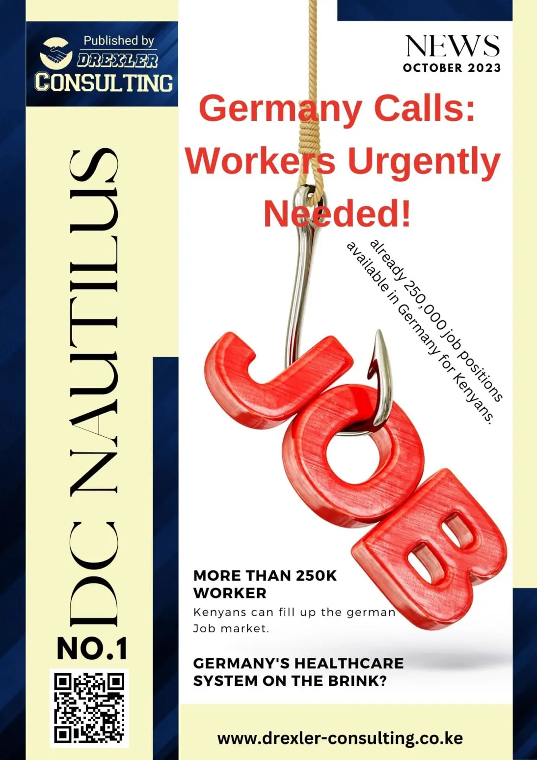 The job magazin from drexler consulting, DC Nautilus Jobs