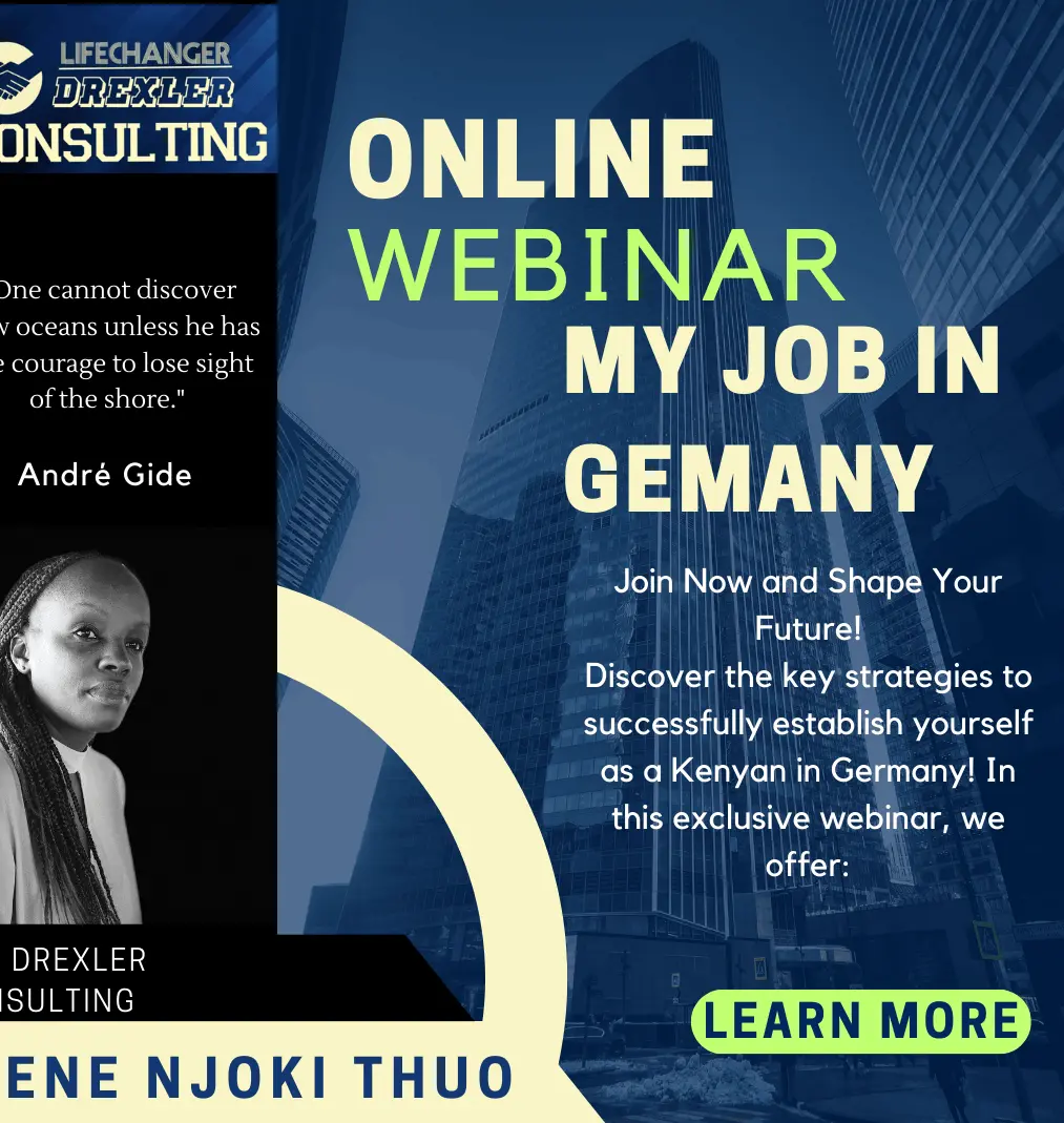 Irene njoki thuo ceo drexler consulting present how i get a job in germany