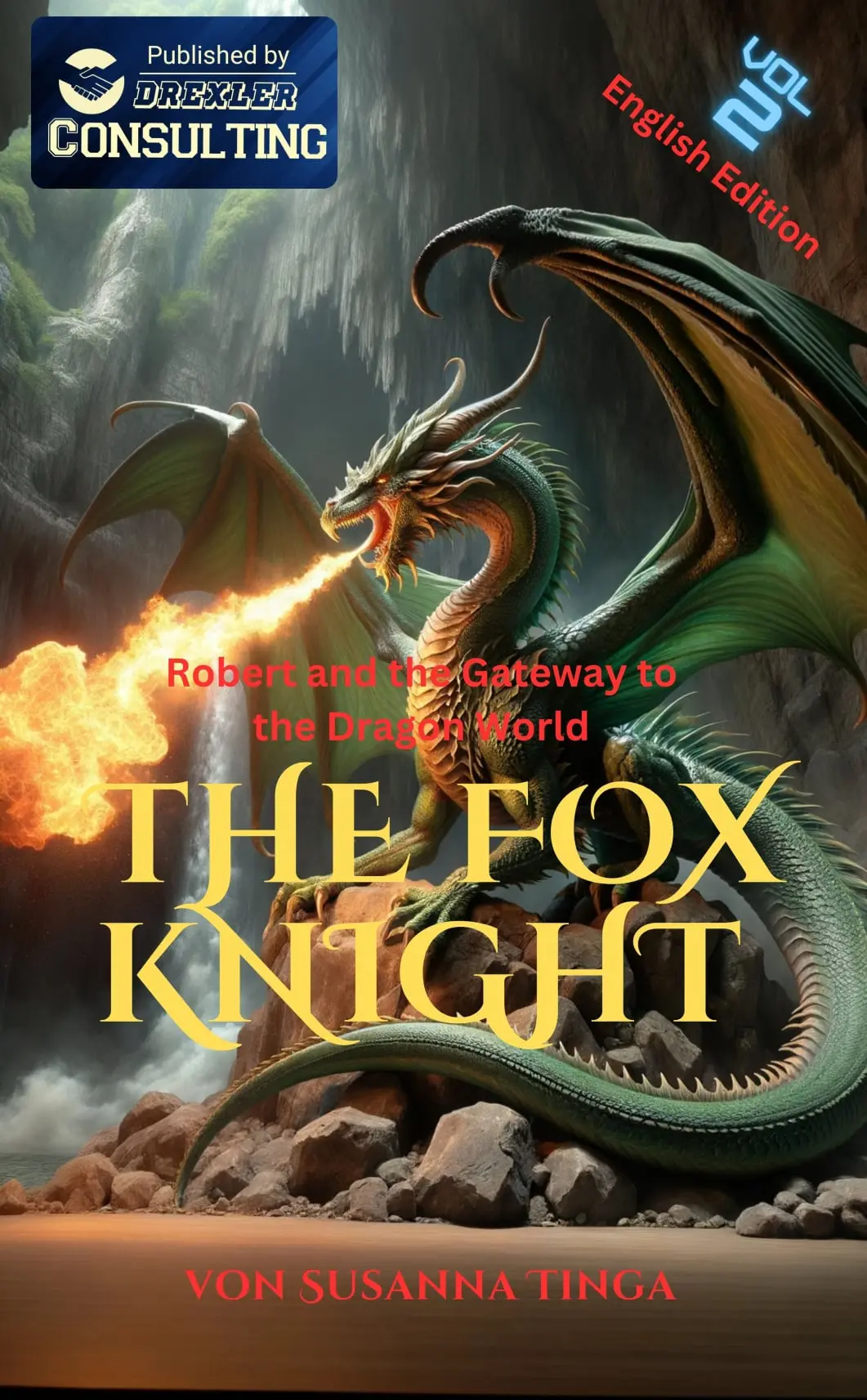 Robert the Fox knight band 2 cover with dragon