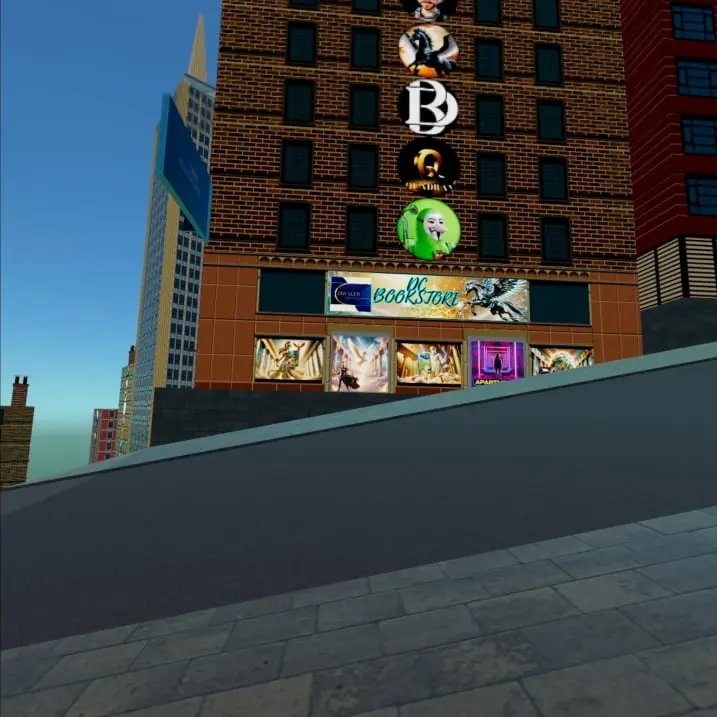 Drexler Consulting Publishing DC Bookstore Pegasus, Location In Multiverse Infiniverse direct on the Pegasus Landmark