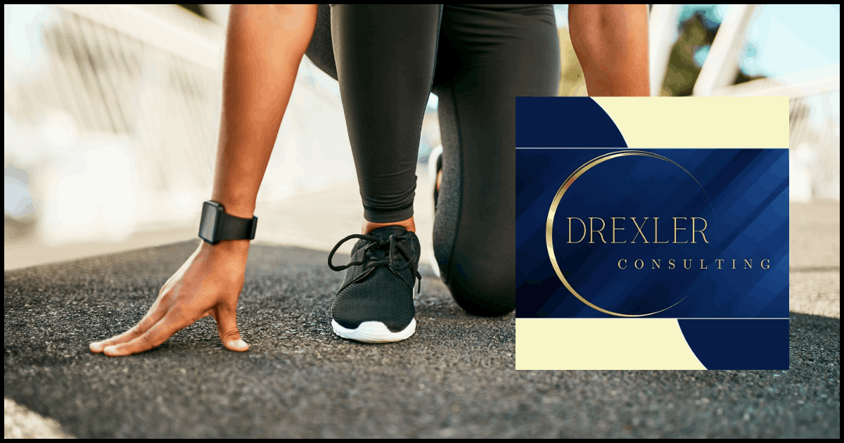 Runner at the starting line – symbolizing new beginnings and personal development in the LifeChanger program by Drexler Consulting